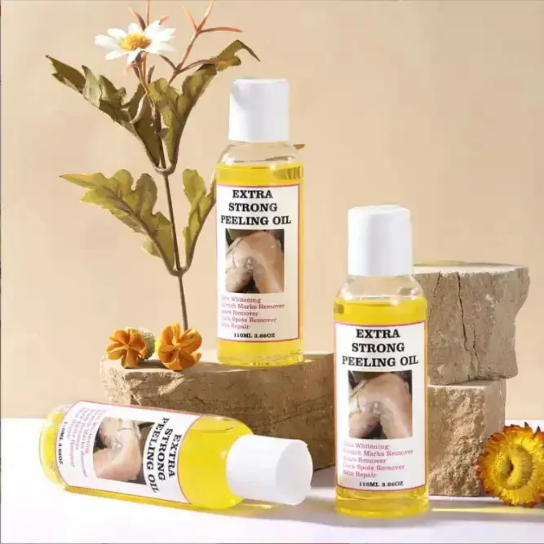 Extra Strong Yellow Peeling Oil – Dark Spot Remover for Elbows, Knees, Hands & Body