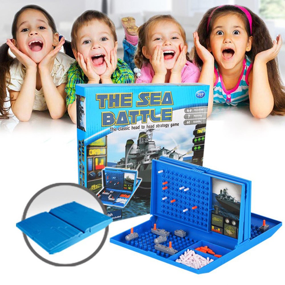 Classic Battleship Board Game for Kids & Family | Sea Battle Strategy with Ships & Planes