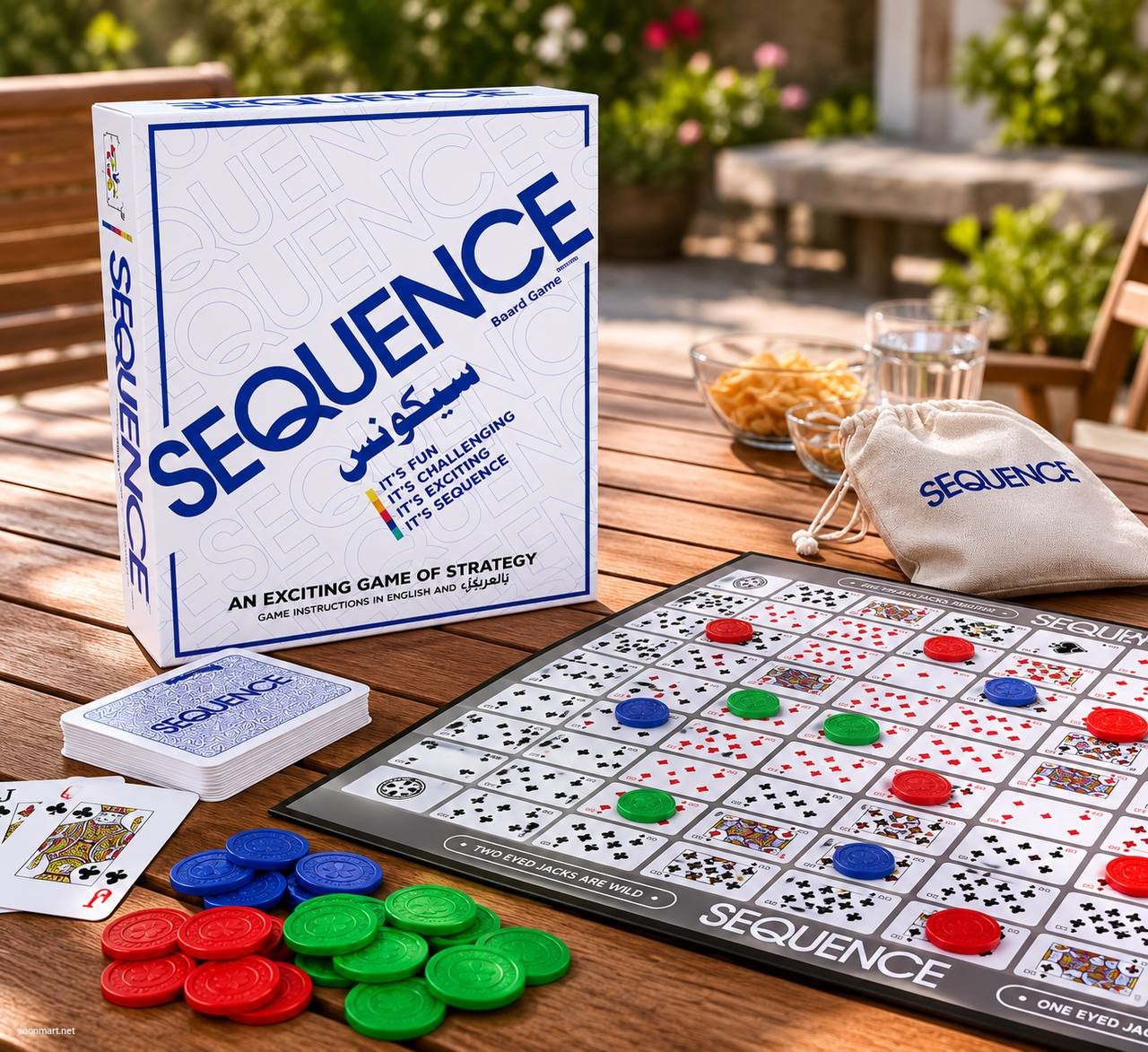SEQUENCE Board Game - An Exciting Game of Strategy for Family Fun