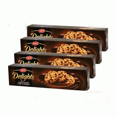 Delights Chocolate Chip Cookies, 100g 3+1 Off