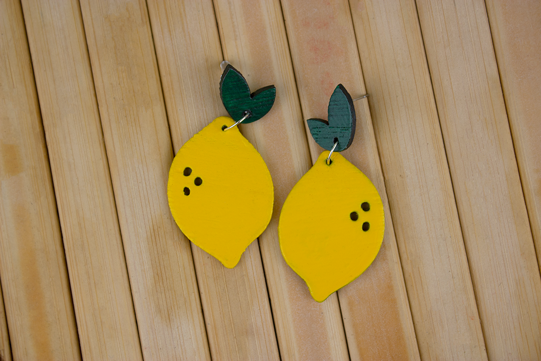 Lemon earrings
