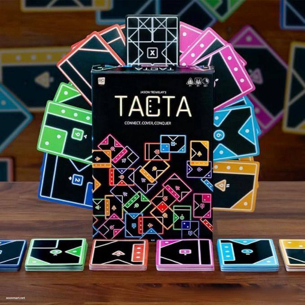 TACTA Strategy Board Game: Connect, Cover, Conquer Tactical Card Game